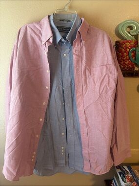 2 David Taylor oxfords blue and red